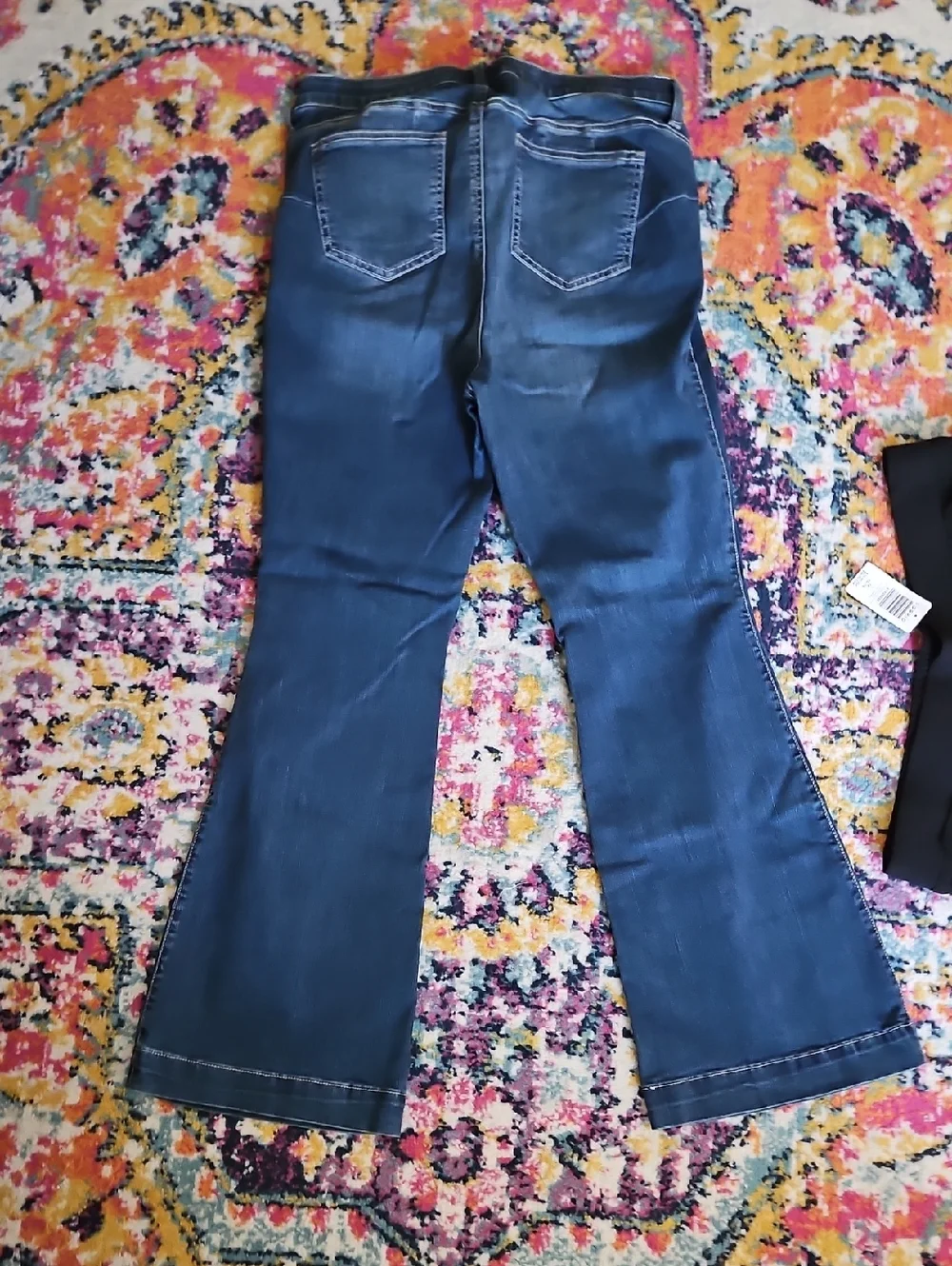 torrid Medium Blue High-Rise Button-Fly Flare Jeans Size 14S - Picture 3 of 6